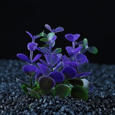 The artificial aquarium bush, 10 cm, purple