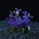 The artificial aquarium bush, 10 cm, purple