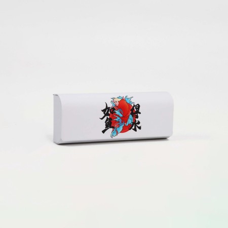 Magnet glass case, white color
