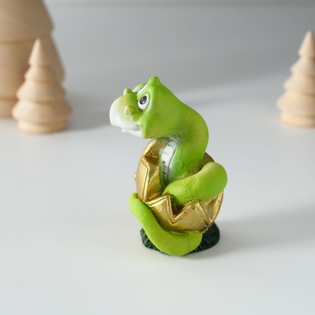 Polystone souvenir "Snake in the shell" MIX 4x4x6.5 cm-3