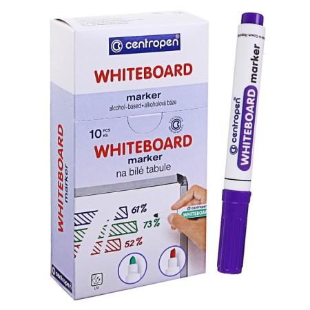 Board of 5.0 mm centropen 8559, line 2.5 mm, purple color