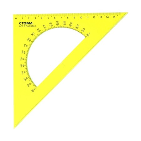 Triangle with a transporter 16 cm 45 ° Istanm "Neon Cristal", mix-3