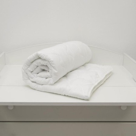 The blanket is quilted, size 105x140 cm, swan fluff-2