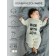 Knitted Knitted Children's Pure Love Made, height 62 cm, milk color