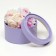 Box - tube 2 in 1, with a transparent lid "Lilac", 21 x 11 - 18 x 10
