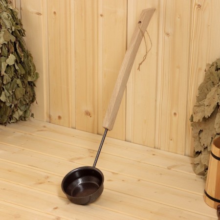 Bucket-graph 0.2 l, with a wooden handle-2