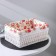 Basket for storage laid handmade Daulaan "Summer", 26 × 20 × 11 cm, white color