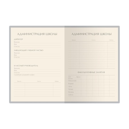Universal diary for grades 1-11, 48 sheets, fruit rain. Arbuz, cardboard cover, SoftTouch lamination, tinted block-1