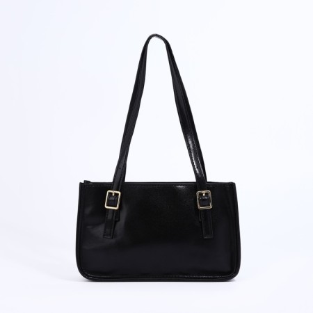 Bag Female Tout with zipper, black color