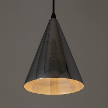 Lamp Bayerlux "cone" 1x15W E14 chrome 16x16x20cm-3