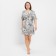 Home set (robe/shirt) female, beige/gray color, size 52