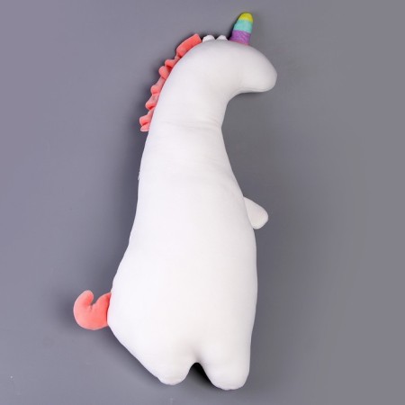 Soft toy-podushka "Unicorn", 60 cm, white color-3
