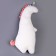 Soft toy-podushka "Unicorn", 60 cm, white color