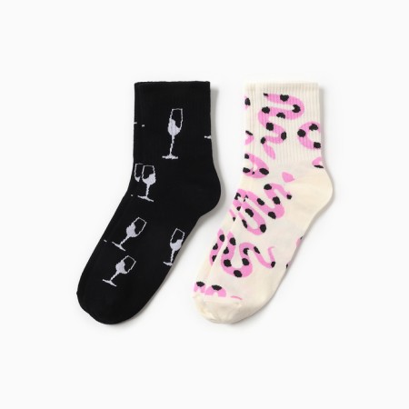 A set of female socks KAFTAN "The snake notes" p. 36-39 (23-25 ​​cm), 2 pairs-1