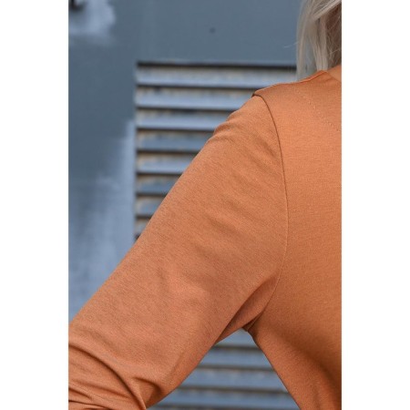 Female dress, size 50, mustard color-14