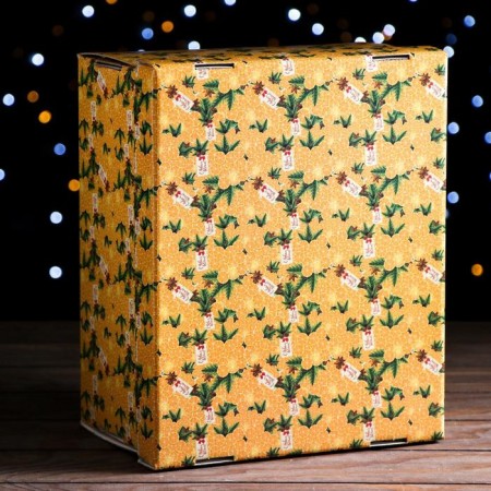 Folding box "Bright holiday", 31.2 x 25.6 x 16.1 cm