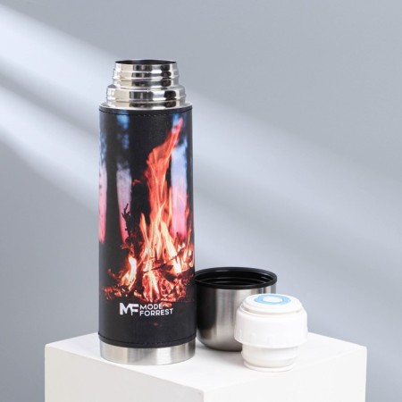 Thermos "Fire" in Kozhzam, Mode Forrest, 750 ml, heat conservation 16-18 hours-3