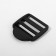 The buckle is regulatory, three -shack, the inner width is 38 mm, the thickness is 3.5 mm, 10 pcs, the color is black