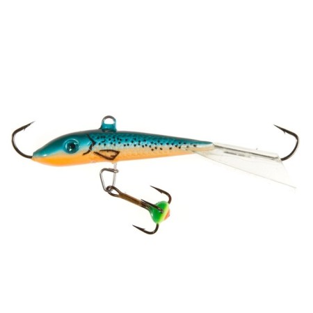Balancir Lucky John Fin 4 + tee, 6 cm, color 53 blister-4