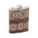 Gift set 6 in 1 "Python": Flood 240 ml, funnel, 4 glasses, brown