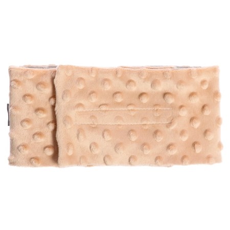 Developing toy toy Belt-grip “Mom's Love” with cherry bones, beige color-1