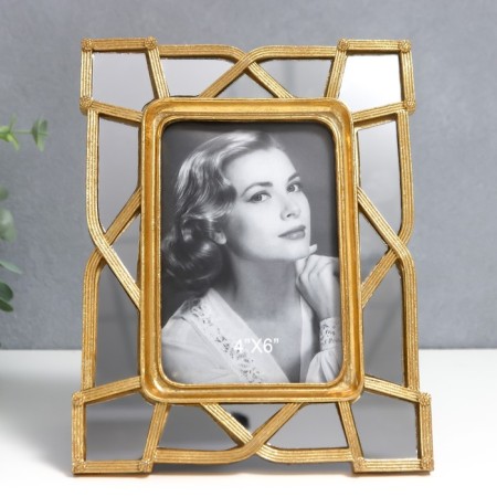 Photo frame Polystone 10x15 cm "Zaporokalier" gold 23.5x18 cm