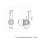 Mail lock Lockland, 17x30 mm, 2 keys, 1 pc.
