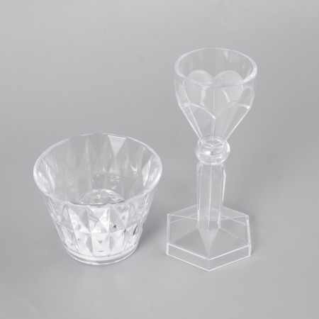 The nightlight "Prism" LED from LR1130 batteries is transparent 6.8x6.8x12 cm-4