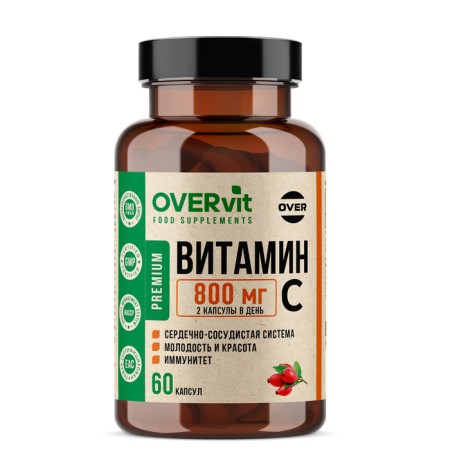 Vitamin C Overvit, 60 capsules