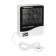 Homestar HS-0109, indoor, dimension of humidity, white thermometer, white