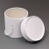 Gift box, round, white, with a lace, 12 x 12 cm