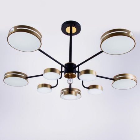 Laser Laseri 10XLED 180W 3000-6000K black and gold 97x97x48 cm Bayerlux-1