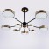 Laser Laseri 10XLED 180W 3000-6000K black and gold 97x97x48 cm Bayerlux