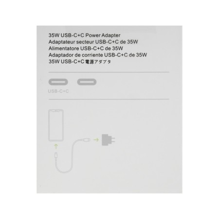 Network charger GQ-6, 2 Type-C, 3 A, 35 W, white-5