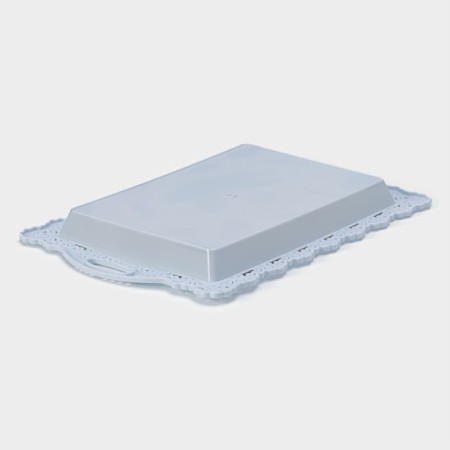 Plastic rectangular tray "openwork border", 35 × 24 × 2 cm, color mix-2