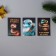 A set of postcards with seeds "grow itself" "smiles" 5*7cm 3 pcs