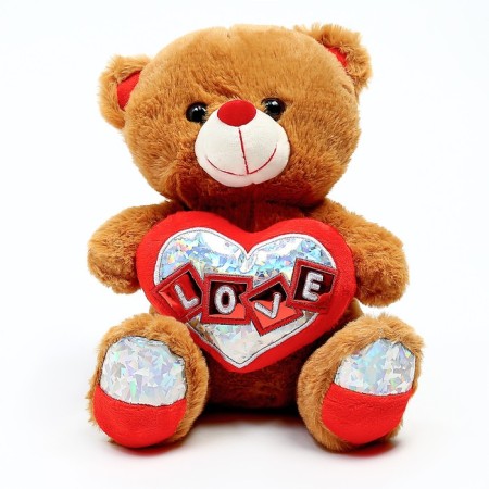 Soft toy "Bear with Heart", 25 cm, color mix-3
