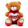 Soft toy "Bear with Heart", 25 cm, color mix