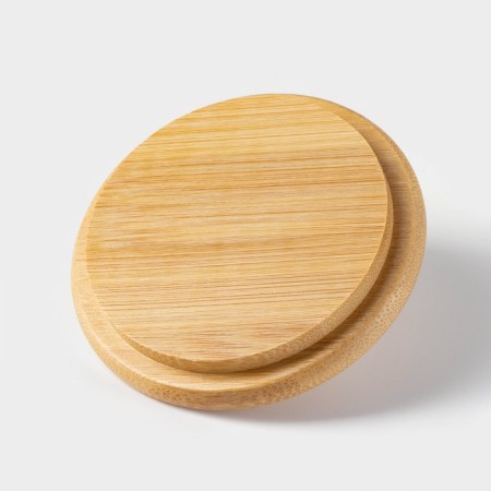 Bamboo cover for a kettle with a bellatenero handle "Eco", D = 8.1 cm (7 cm)-2
