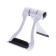 Luazon phone stand, folding, reinforced, adjustable height, white/black