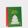 Gift package with the "Christmas tree" window 30 x 22 x 14 cm, green