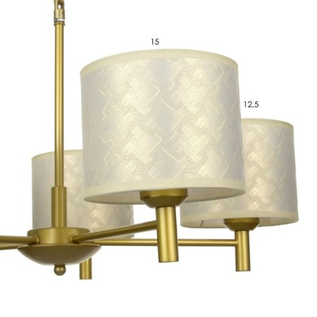 Chandelier 1092/5GD 40W E27 gold 60x60x36-76 cm Bayerlux-4