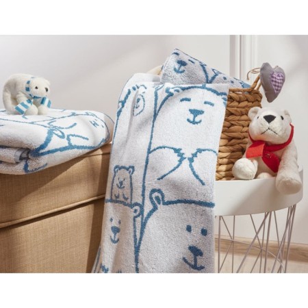 Tmachry Guten Morgen Plush, 650 g, size 70x130 cm, white color-11