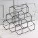 Sot shaft stand for the bottles "Sot", 28.5 × 27.4 × 21 cm, black color