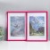 Photo frame plastic "Rainbow" 21x30 cm, purple metallic
