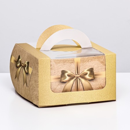 Bearbox under the Bento-Port with the Golden Bantian window, 14 x 14 x 8 cm