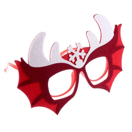 Carnival glasses "dragon", red color, felt-3