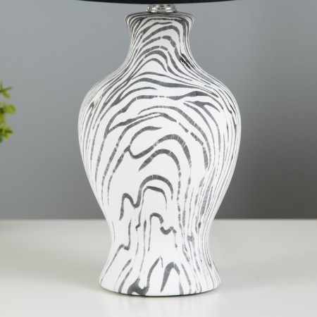 Board lamp "Vlasta" E14 40W White-black 23x23x36 cm Risalux-3
