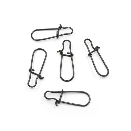 Carabiner Namazu Pro Nice Snap, Carbon color, p. 5. Test-43 kg, packaging 5 pcs.
