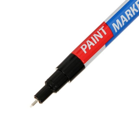 Marker-color (varnish) 1.0 mm Brauberg Extra, Black, Improved Nitro-base, Alum/Corpine 151960-3